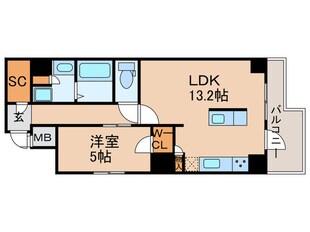 リンクハウス心斎橋の物件間取画像